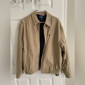 Ralph Lauren Polo Tan zip up jacket